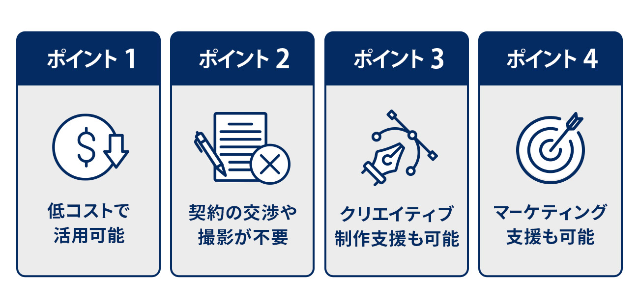 タレントシェアリングサービスのポイント