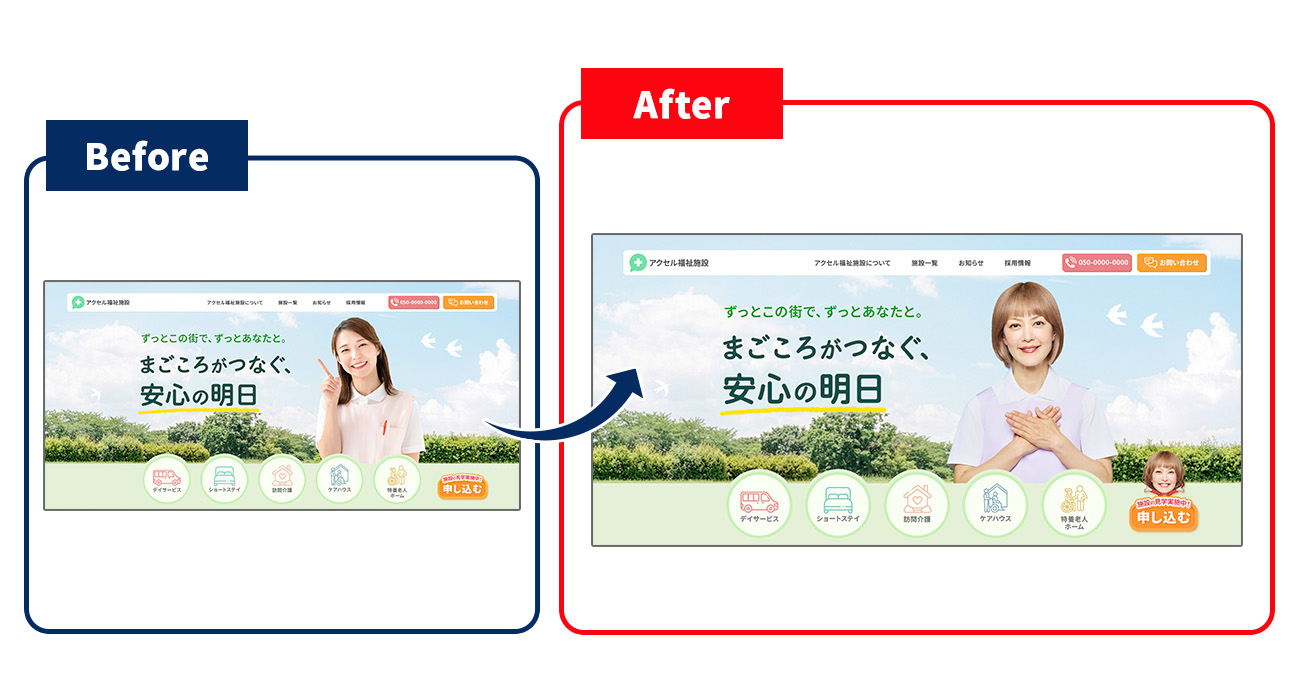 セッション数が前年対比で157%アップした事例